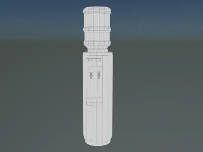 Water Cooler Low-poly 3D model