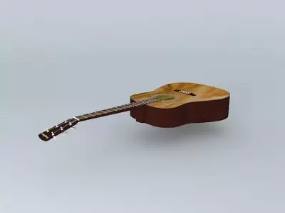 Dreadnought Guitar Free 3D model