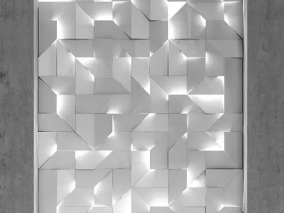 Rifinitura IQ 3d panels 3D model