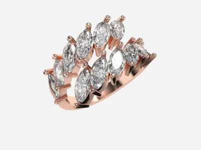 diamond Ring 3D print model