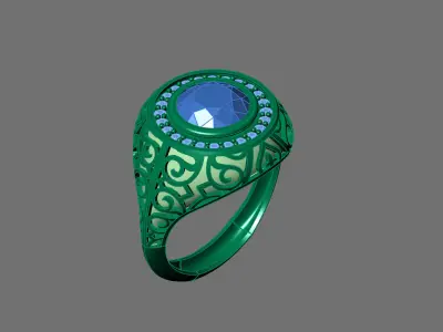 STL 3DM Gents Rings Ready Models Mens Rings 3D print model 3D print model