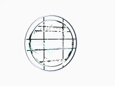 car design neon sign lamp 3D model