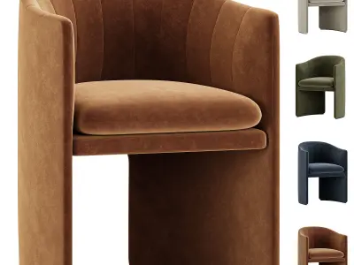 Lofar Dining Chair Skandium 3D model