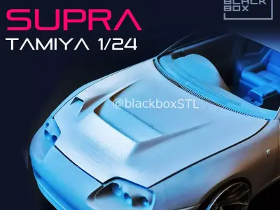 SUPRA VRS CUSTOM HOOD FOR TAMIYA 1-24 MODELKIT 3D print model
