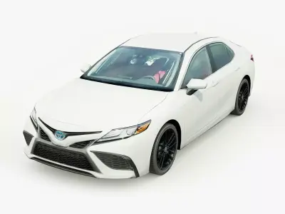 Toyota Camry XSE Hybrid 2023 Low-poly 3D model