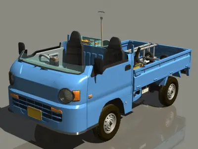 Orchard harvest car 3D model
