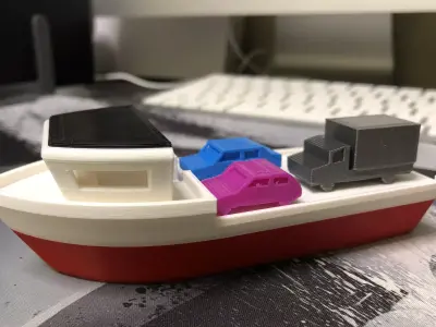BOAT TOY BATH 3D print model