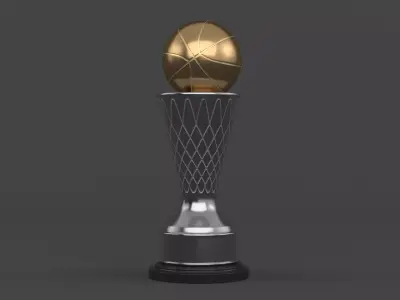 Trophy Cup 3D model 7