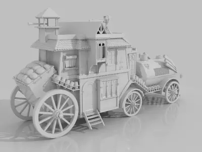 chariot 3D  3D model