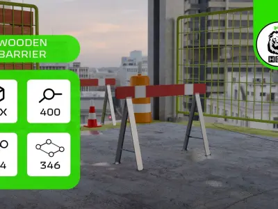 Construction Model Pack Low-poly 3D model