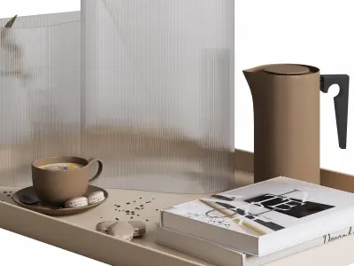 Coffee set 04 3D model