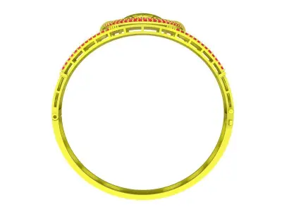 6345 korean luxury diamond bangle 3D print model