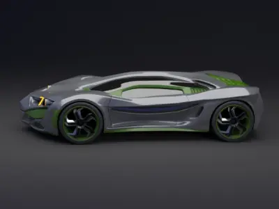 Rhinoster futuristic concept 3D model