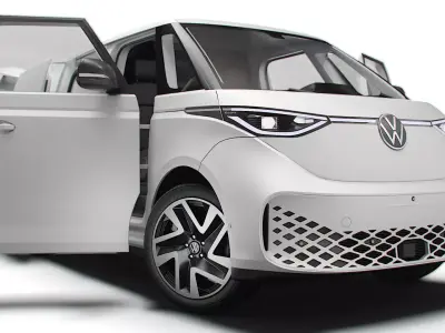 VW ID Buzz Cargo SWB HQInterior 2026 3D model