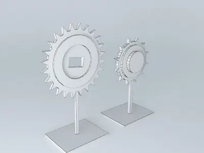 wooden ornament Free 3D model
