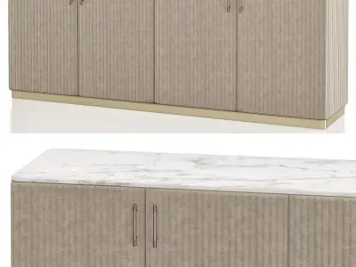 AUGUSTA Volpi low poly 3d model Low-poly 3D model