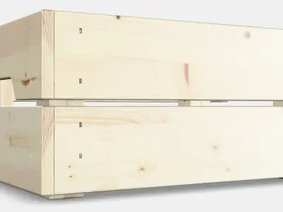 KNAGGLIG box Low-poly 3D model