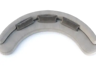 Jenifer round sofa  3D model