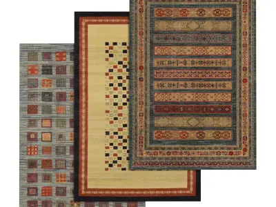 Rug Set 1777 3D model