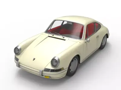 1964 Porsche 911 3D model