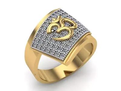 Om Bypass Ring - 210908 3D print model