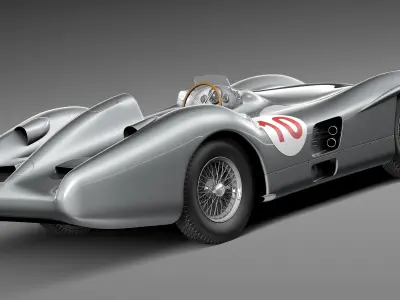 Mercedes-Benz W196 Typ R 1954-1955 3D model