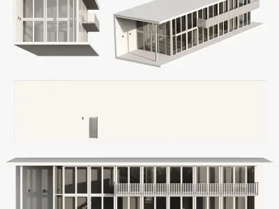 Modern Villa 3D model shop