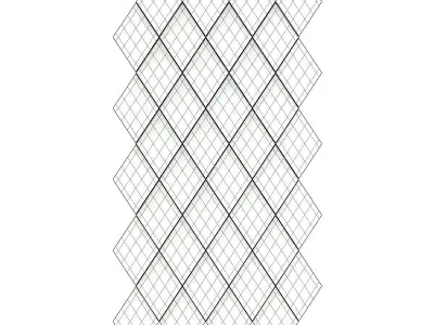 Wooden Wall Panel 3D model buy
