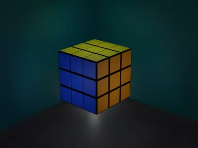 Rubik cube Free 3D model