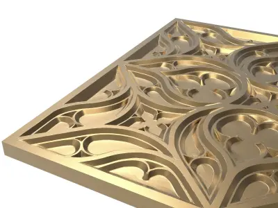 decorative pattern ready for 3D printing 3D model