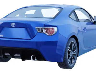  Toyota GT86 3D model