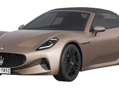 Maserati GranCabrio Folgore 2025 3D model