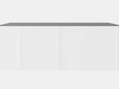 Sauna White Low-poly 3D model