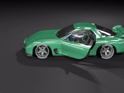 Mazda RX7 FD 3D model
