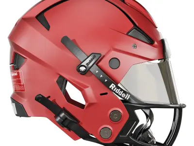 Riddell axiom helmet 3d print model 3D model
