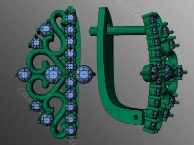 Earrings  od85 3D print model