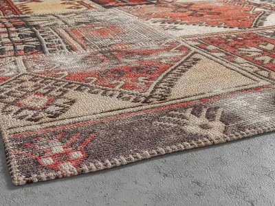 Carpets Collection 02 Hi-res 3D model