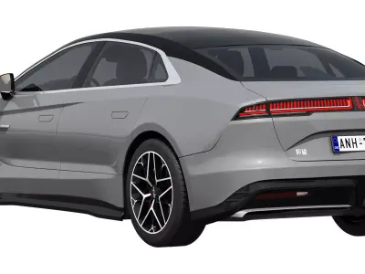 BYD YangWang U7 EV 2025 3D model