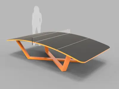 Teqball Table 2 3D model