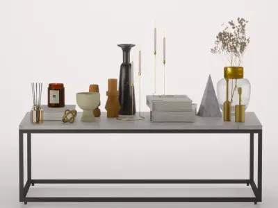 Decorative set 3D model