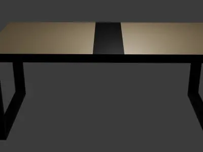Table Free 3D model 2