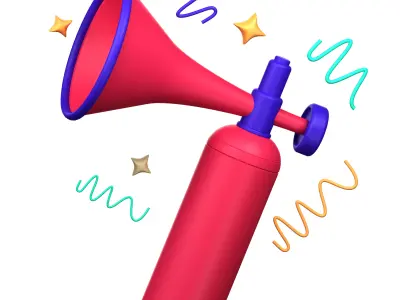 New Year Chirstmas Celebration 3D Models Sets Party Decoration 3D model