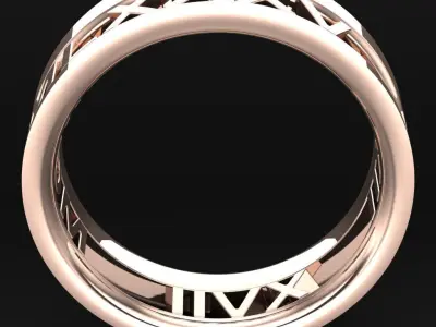 Luxury Men Rings Designs 5MR055 3D print model