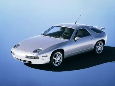 Porsche 928 GTS 1993 Low-poly 3D model