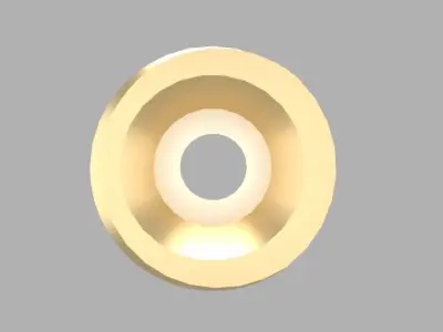 Threaded connector 3D model