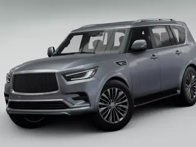 Infiniti QX80 2021 3D model