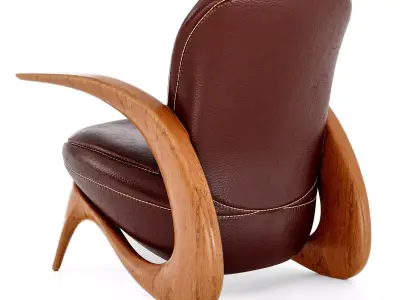 Contemporary lounge chair 3D model