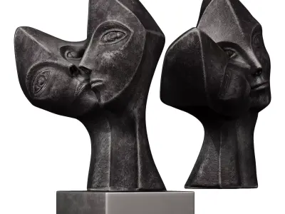 Sculptures of Abstraction Nurturing 2002 3D model