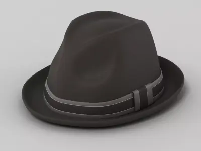 Fedora Hat 3D model