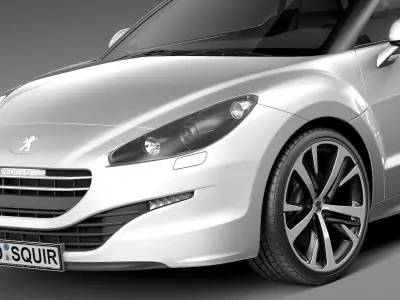 Peugeot RCZ 2013 3D model
